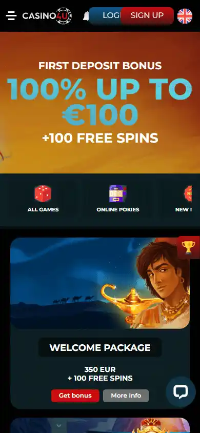 Casino4u screenshot 6