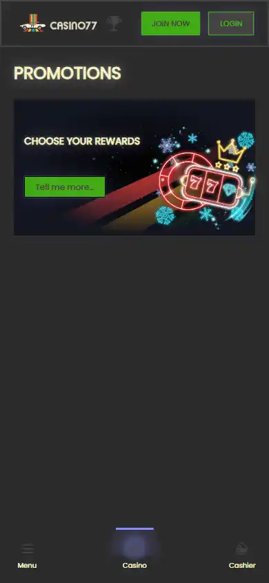 Casino77 screenshot 6