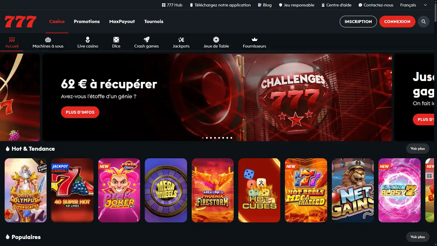 Casino777 BE screenshot 1