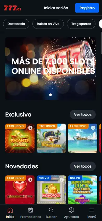 Casino777 BE screenshot 6