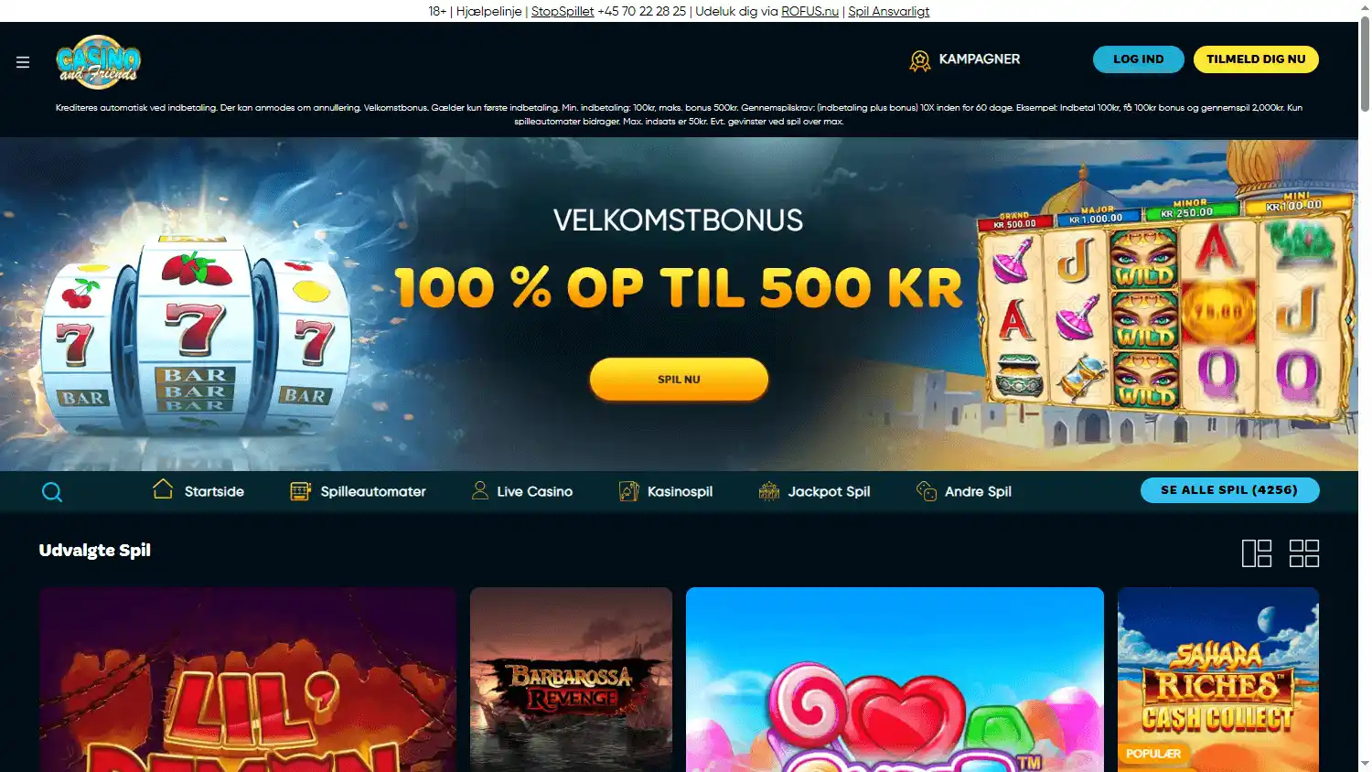 CasinoandFriends DK screenshot 1