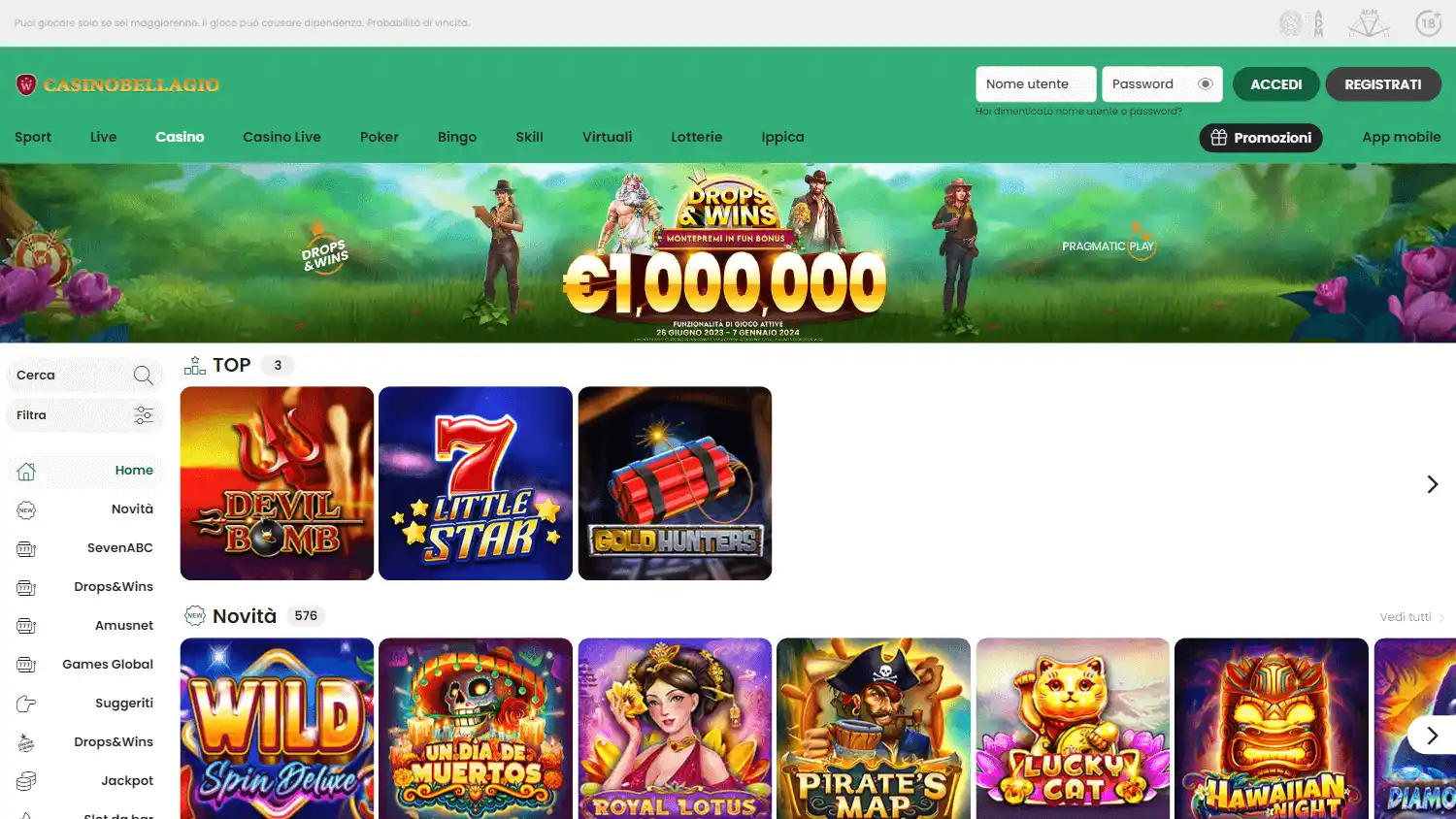 CasinoBellagio screenshot 2