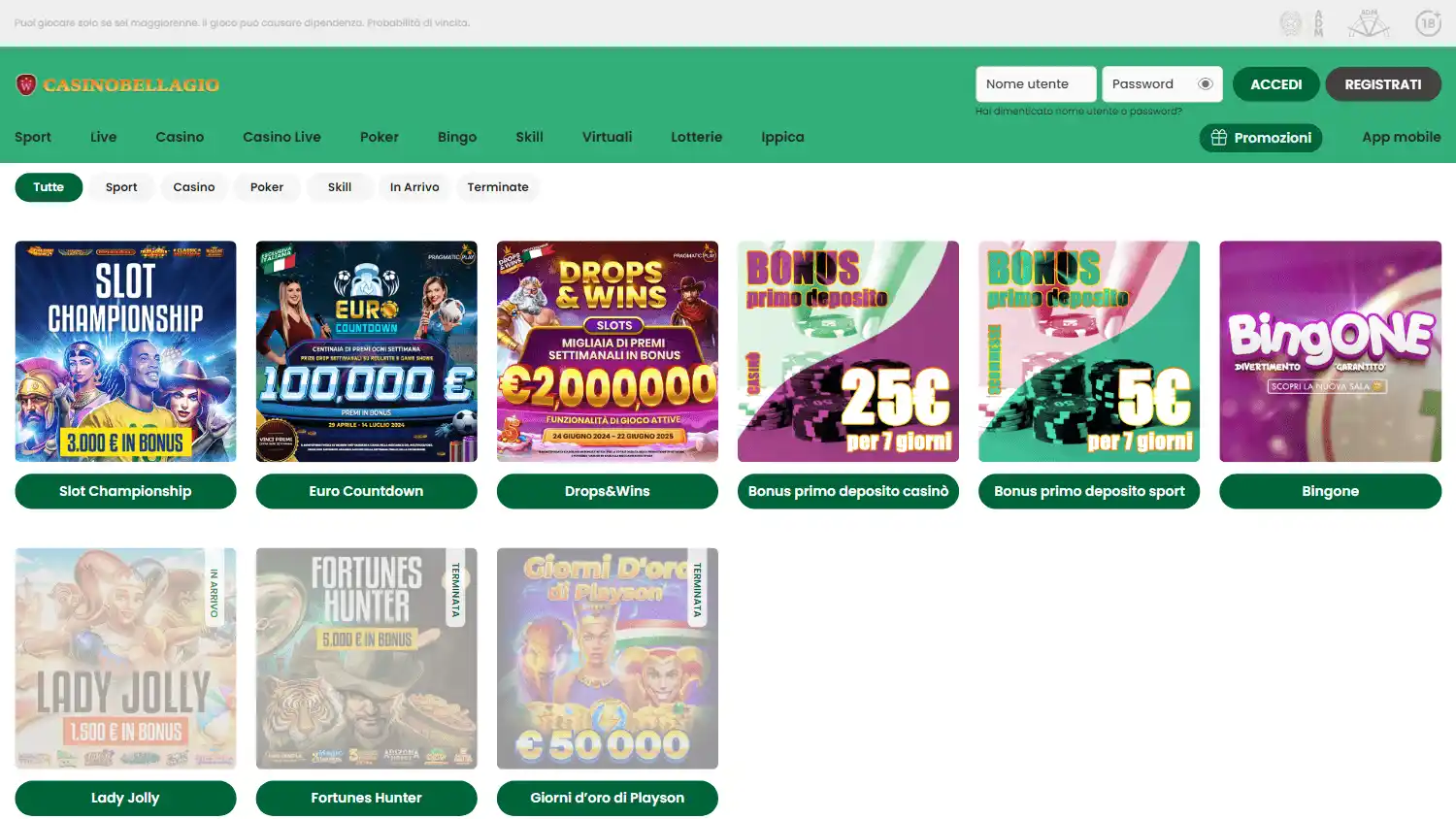 CasinoBellagio screenshot 3