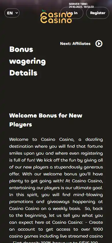 CasinoCasino.com screenshot 4