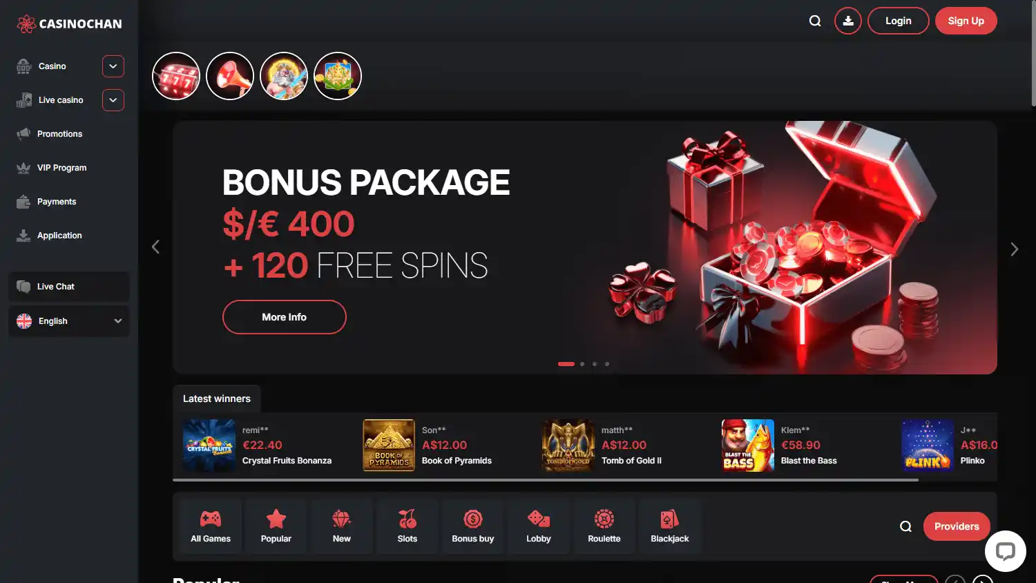 Casinochan screenshot 1