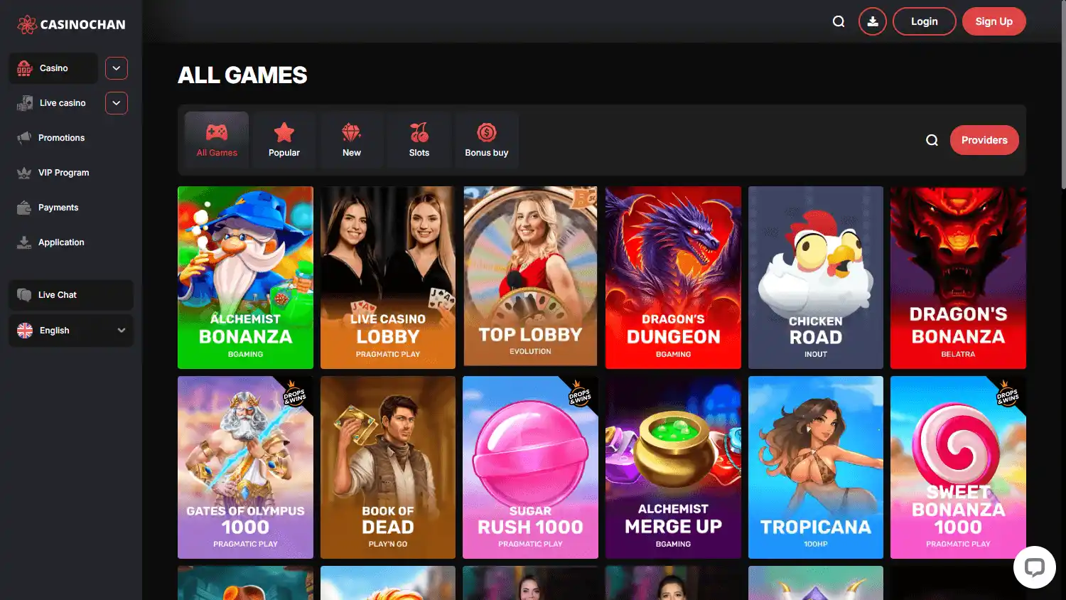 Casinochan screenshot 2