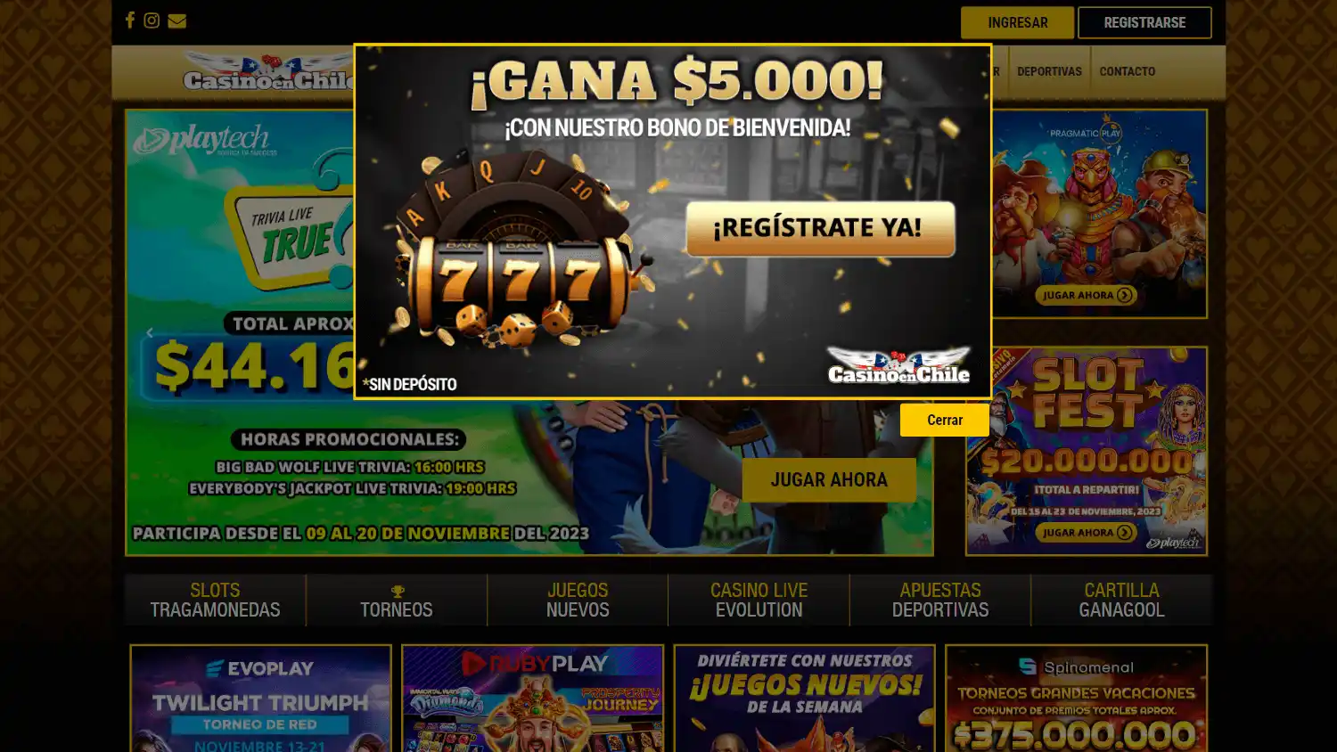CasinoenChile screenshot 1
