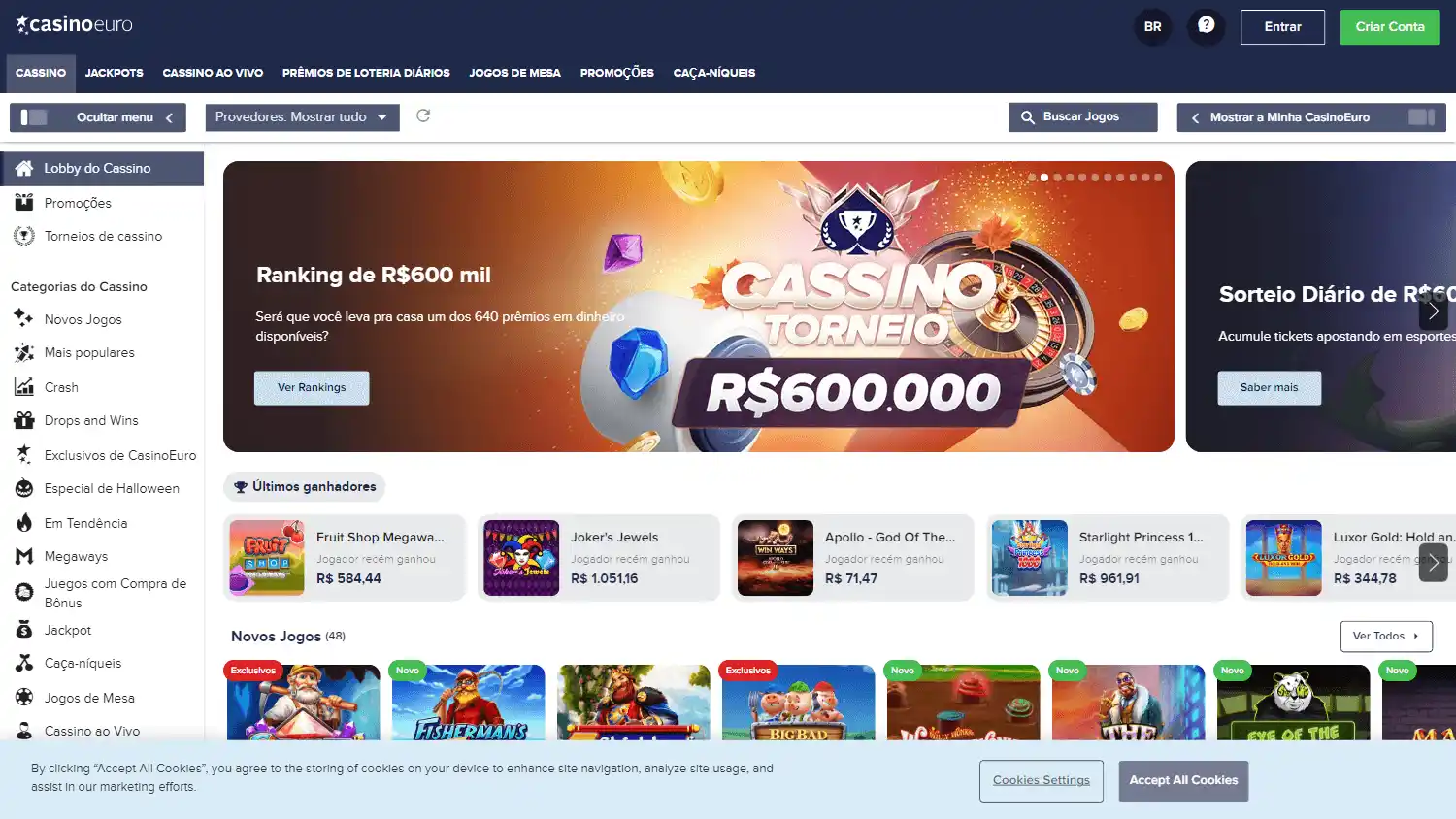 CasinoEuro screenshot 1
