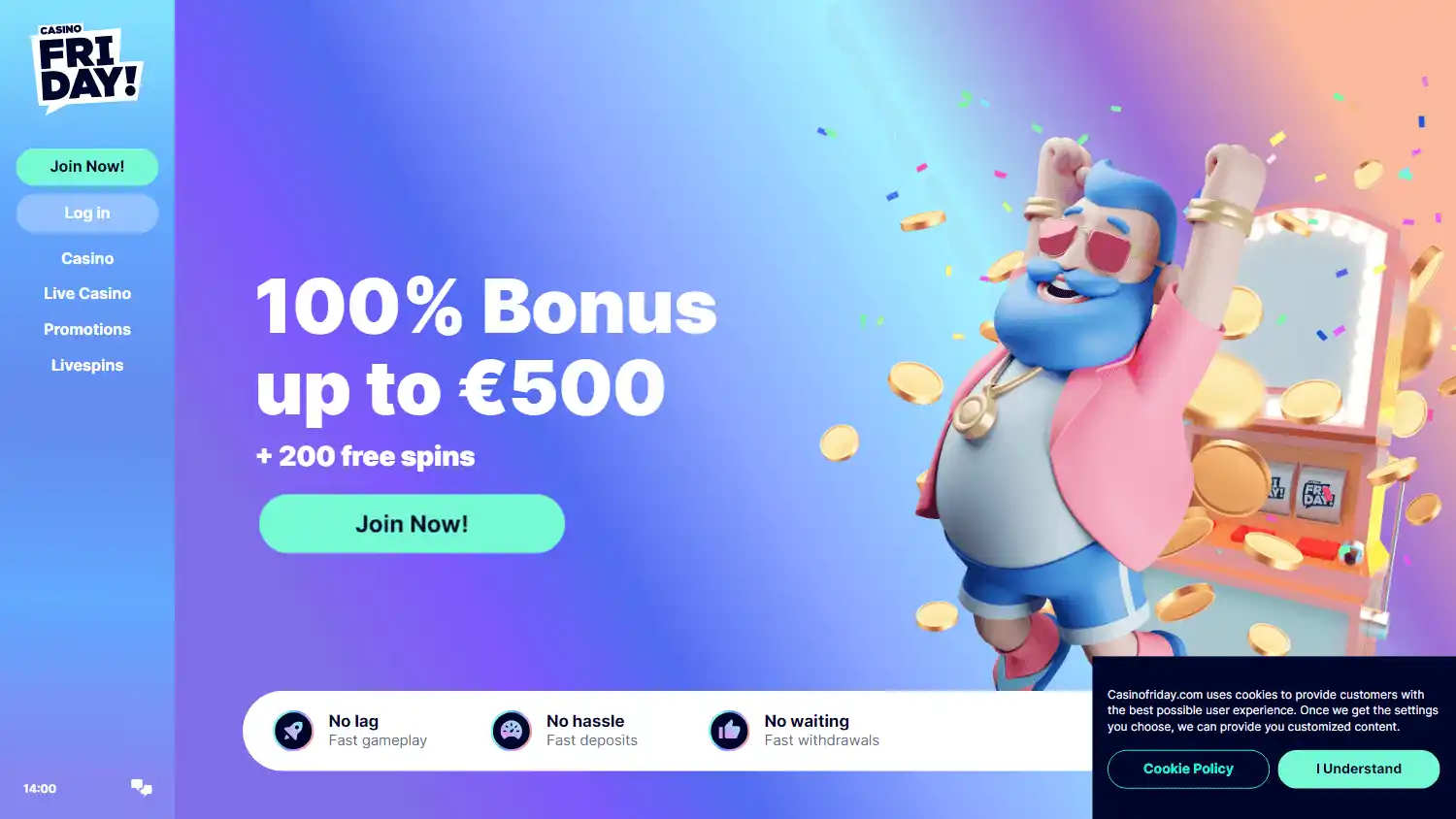 CasinoFriday screenshot 1