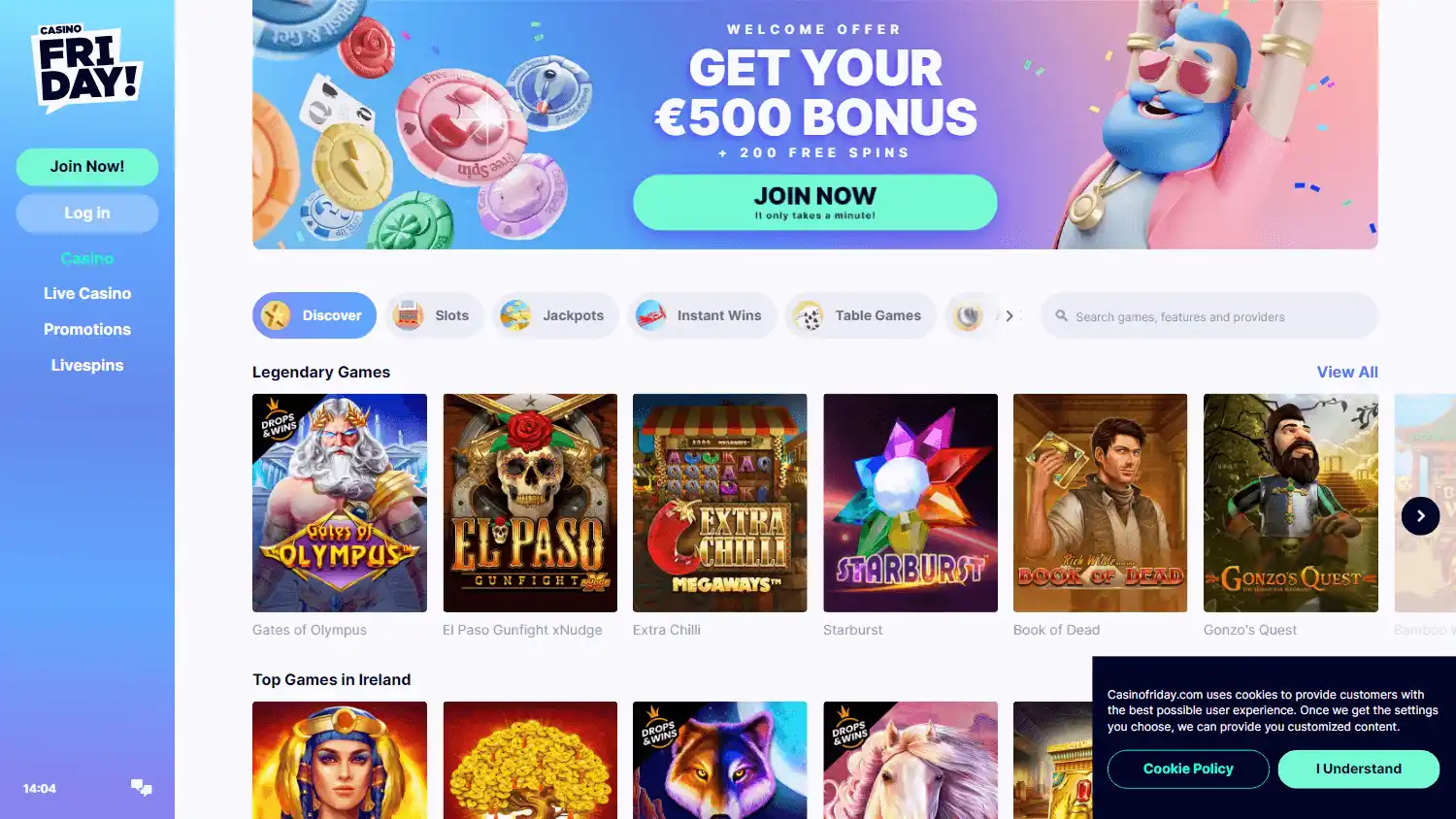 CasinoFriday screenshot 2
