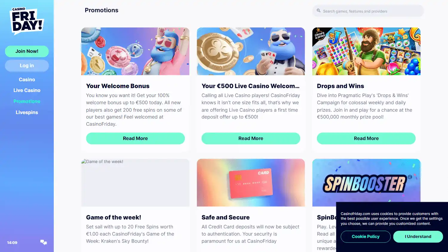CasinoFriday screenshot 3