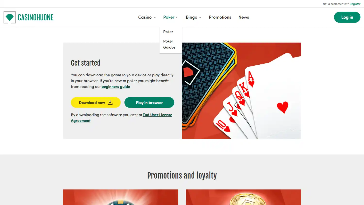 Casinohuone screenshot 2