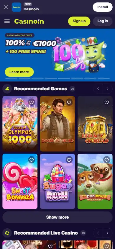 Casinoin screenshot 5