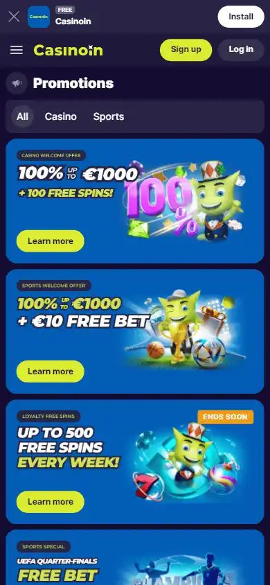 Casinoin screenshot 7