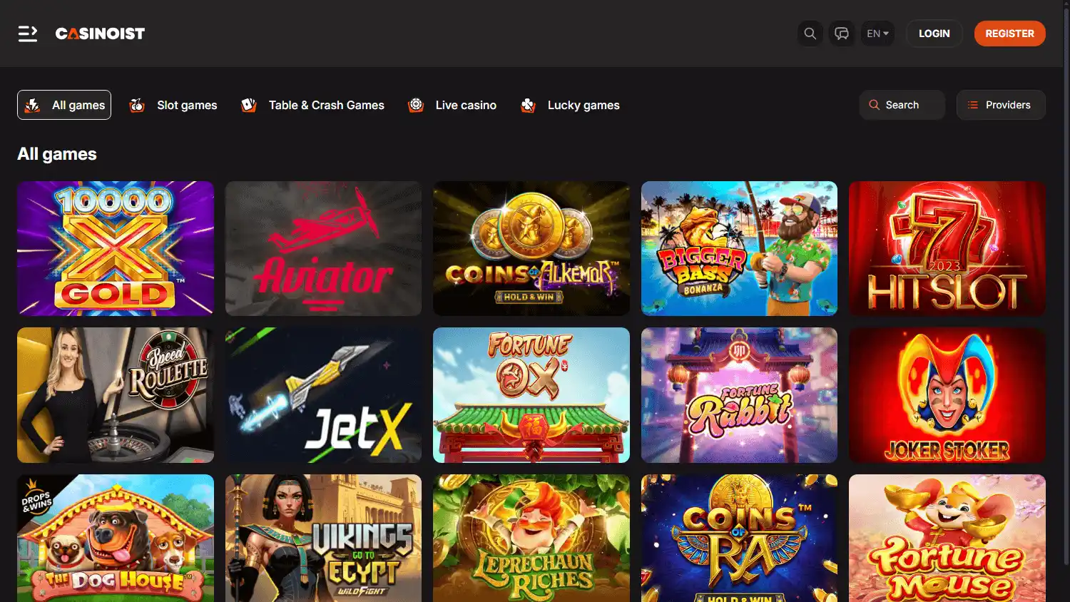 Casinoist Casino screenshot 2
