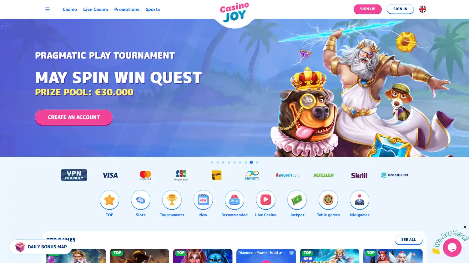 CasinoJoy screenshot 1