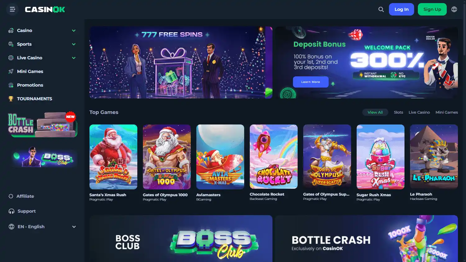 CasinOK Casino screenshot 1