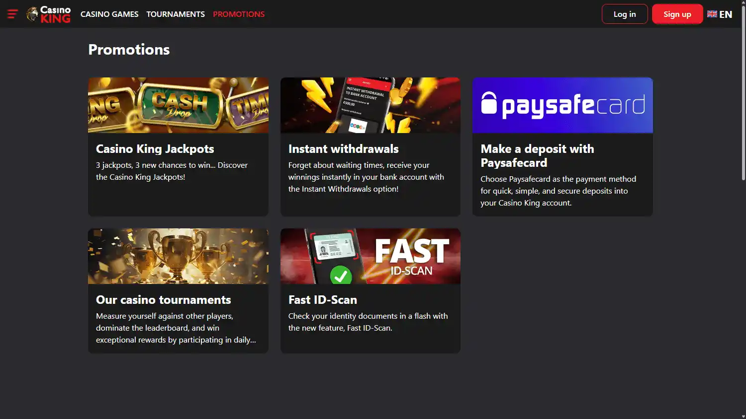 CasinoKing.be screenshot 2