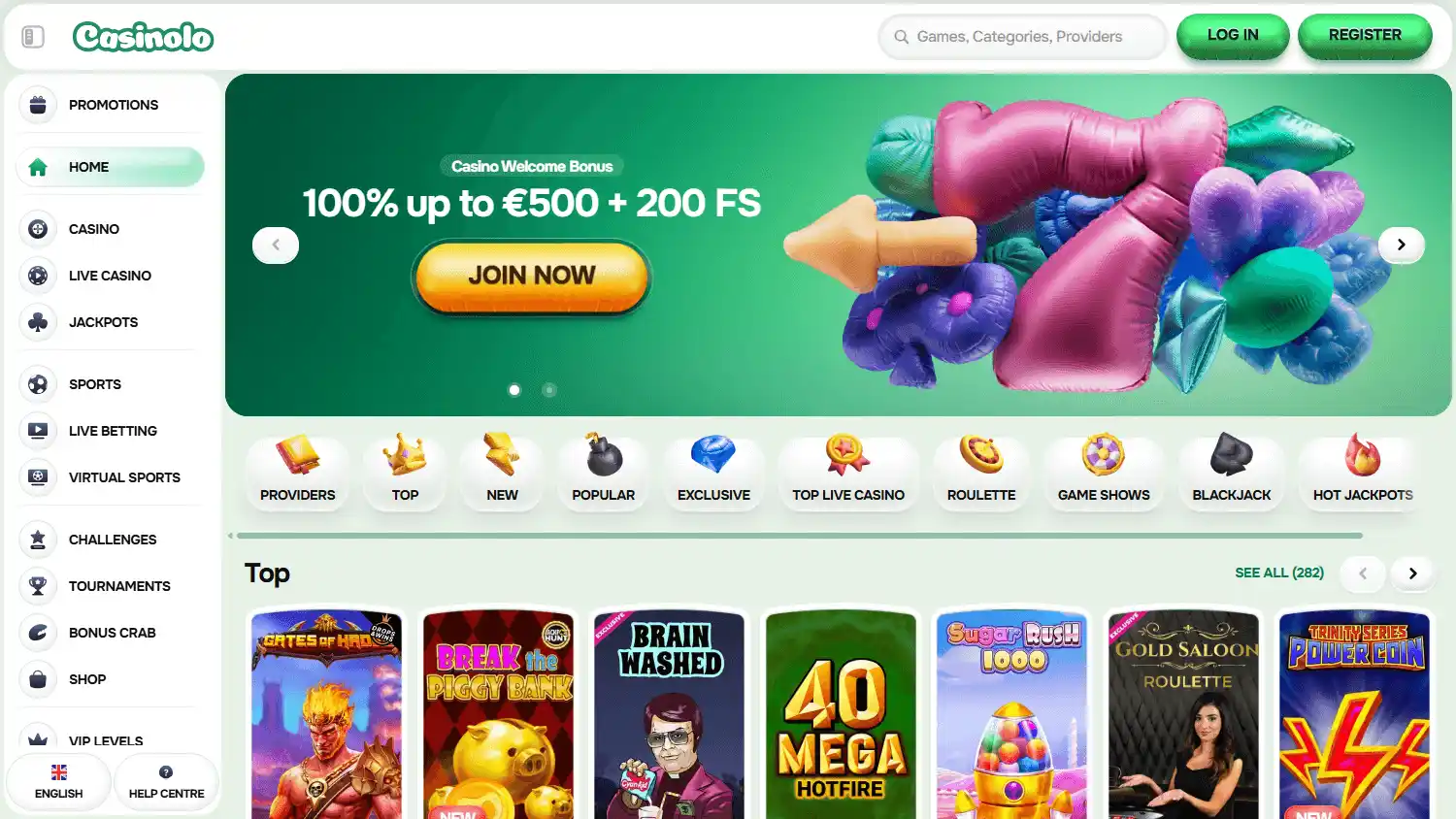 Casinolo Casino screenshot 1