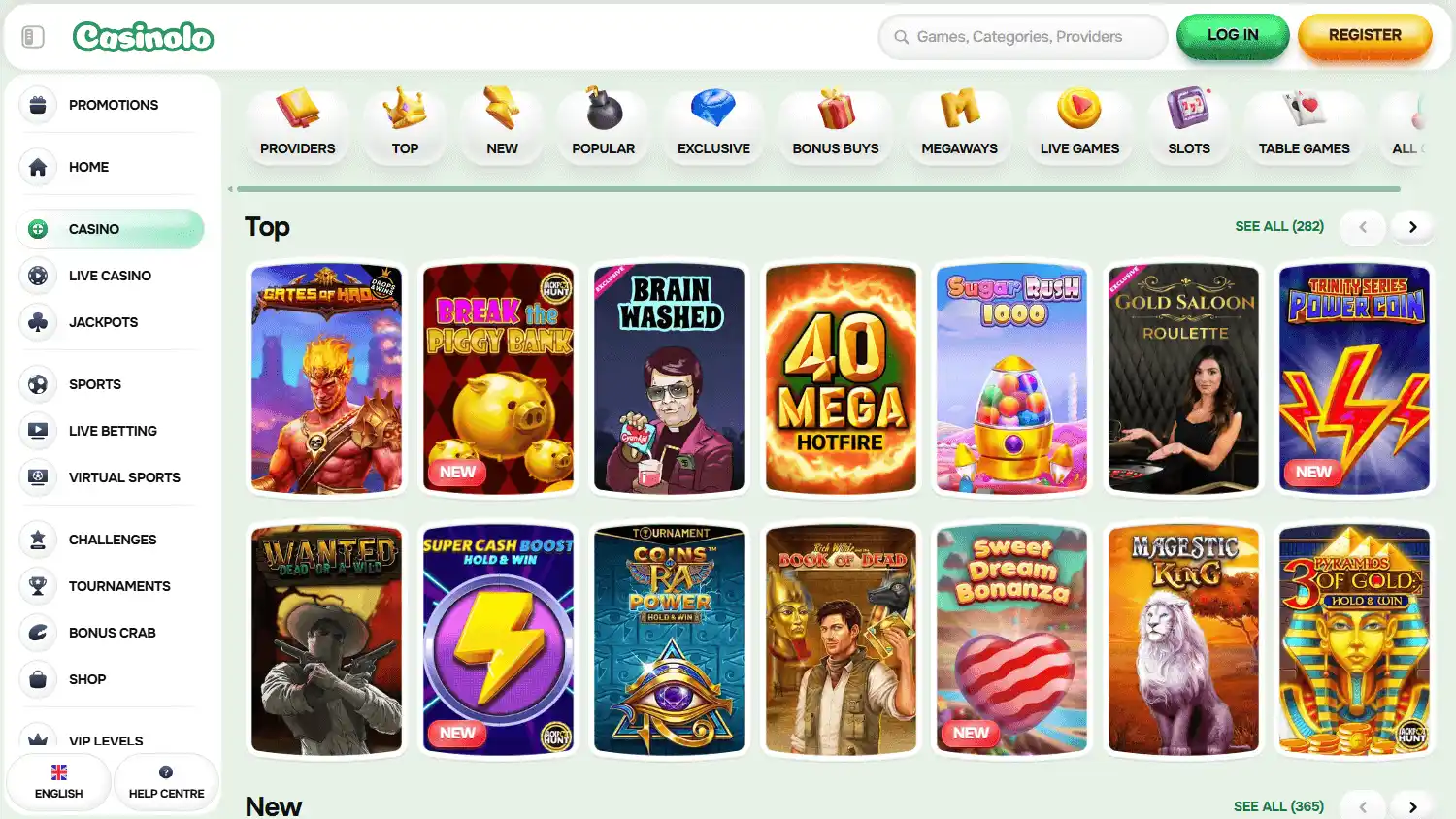 Casinolo Casino screenshot 2