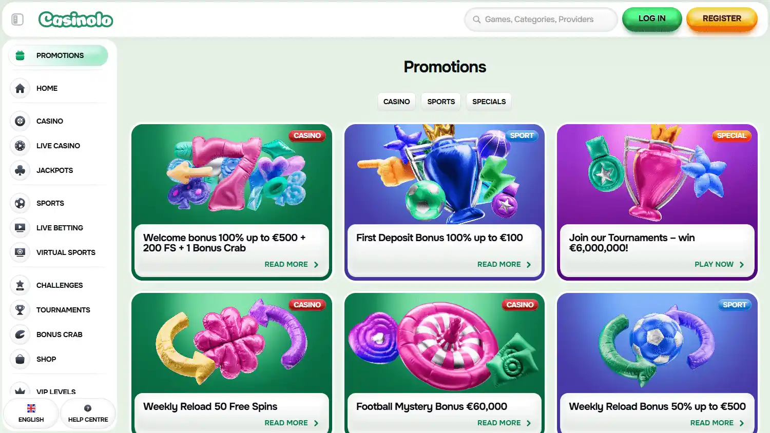 Casinolo Casino screenshot 3