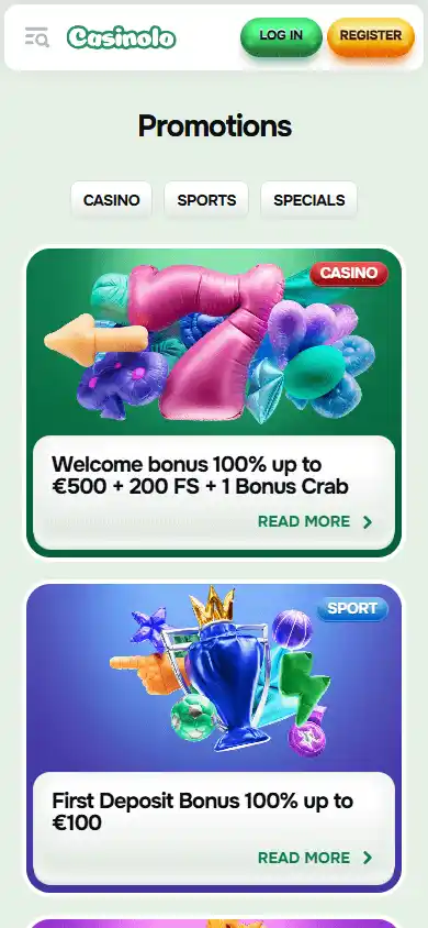 Casinolo Casino screenshot 6