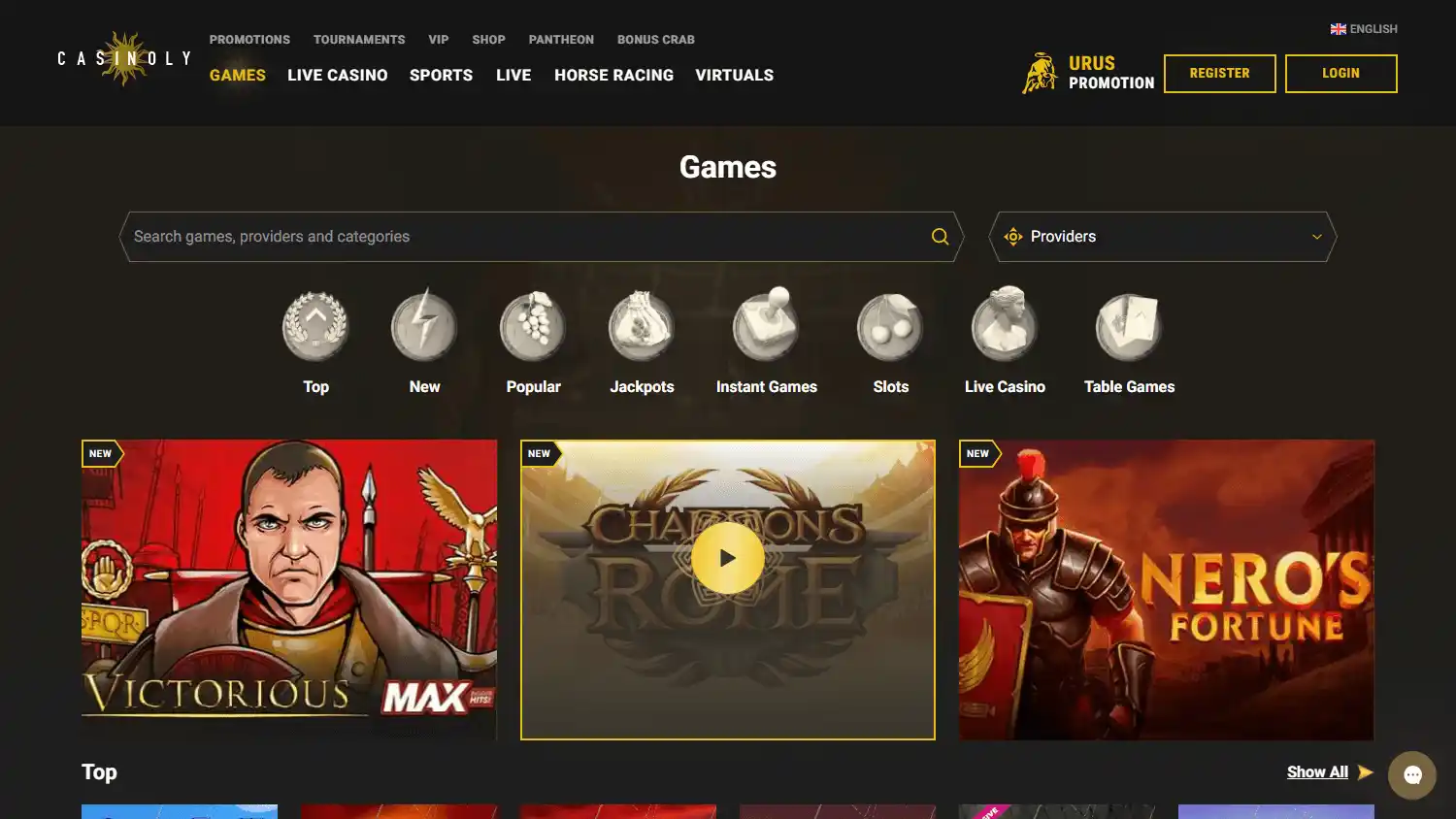 Casinoly screenshot 2