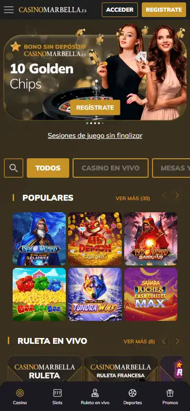 CasinoMarbella.es screenshot 4