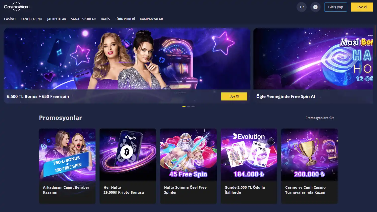 CasinoMaxi screenshot 1