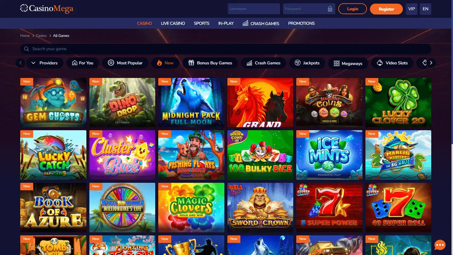 CasinoMega screenshot 2