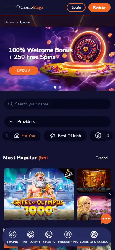 CasinoMega screenshot 4