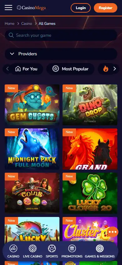 CasinoMega screenshot 5