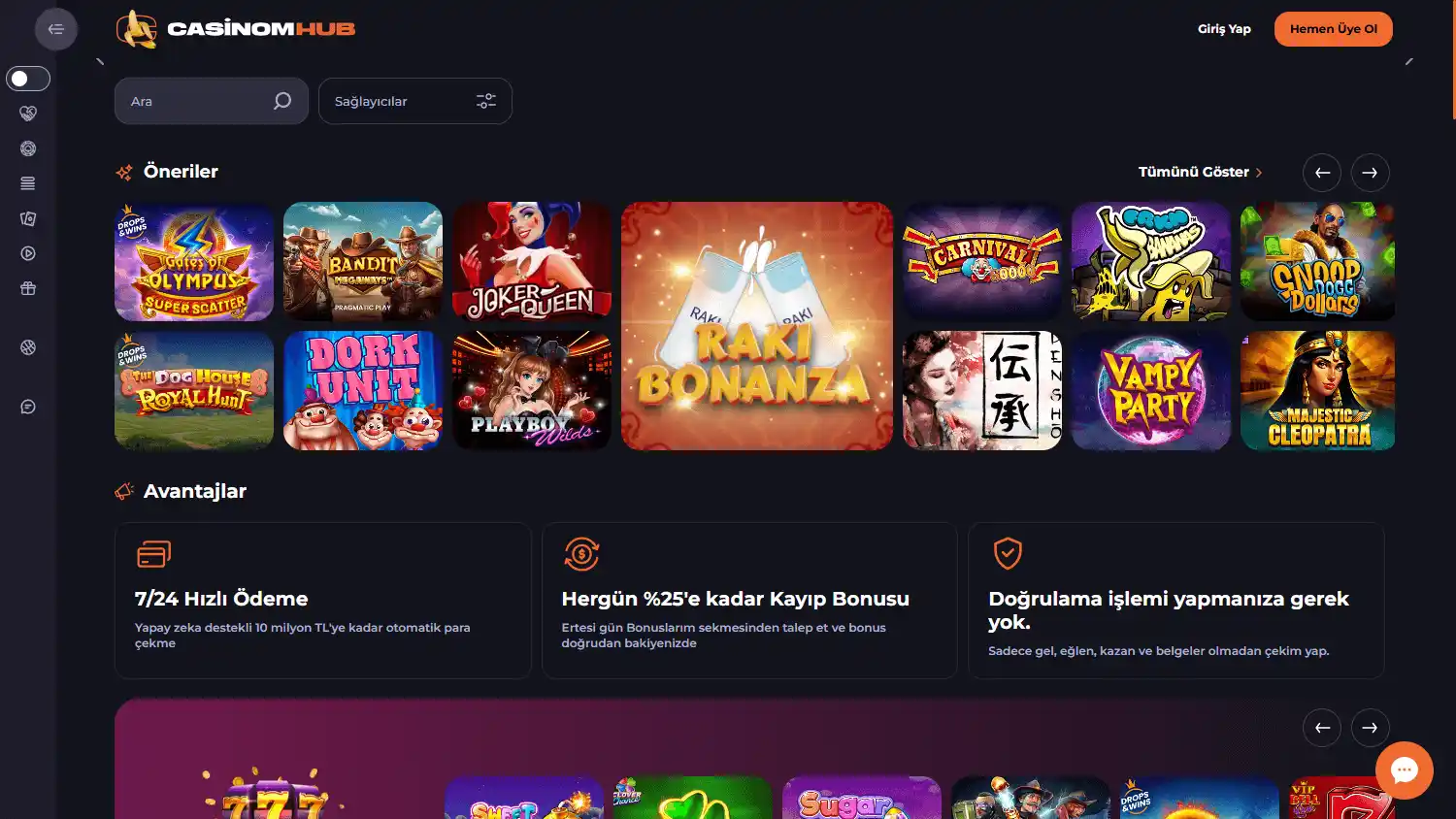 CasinomHub Casino screenshot 1