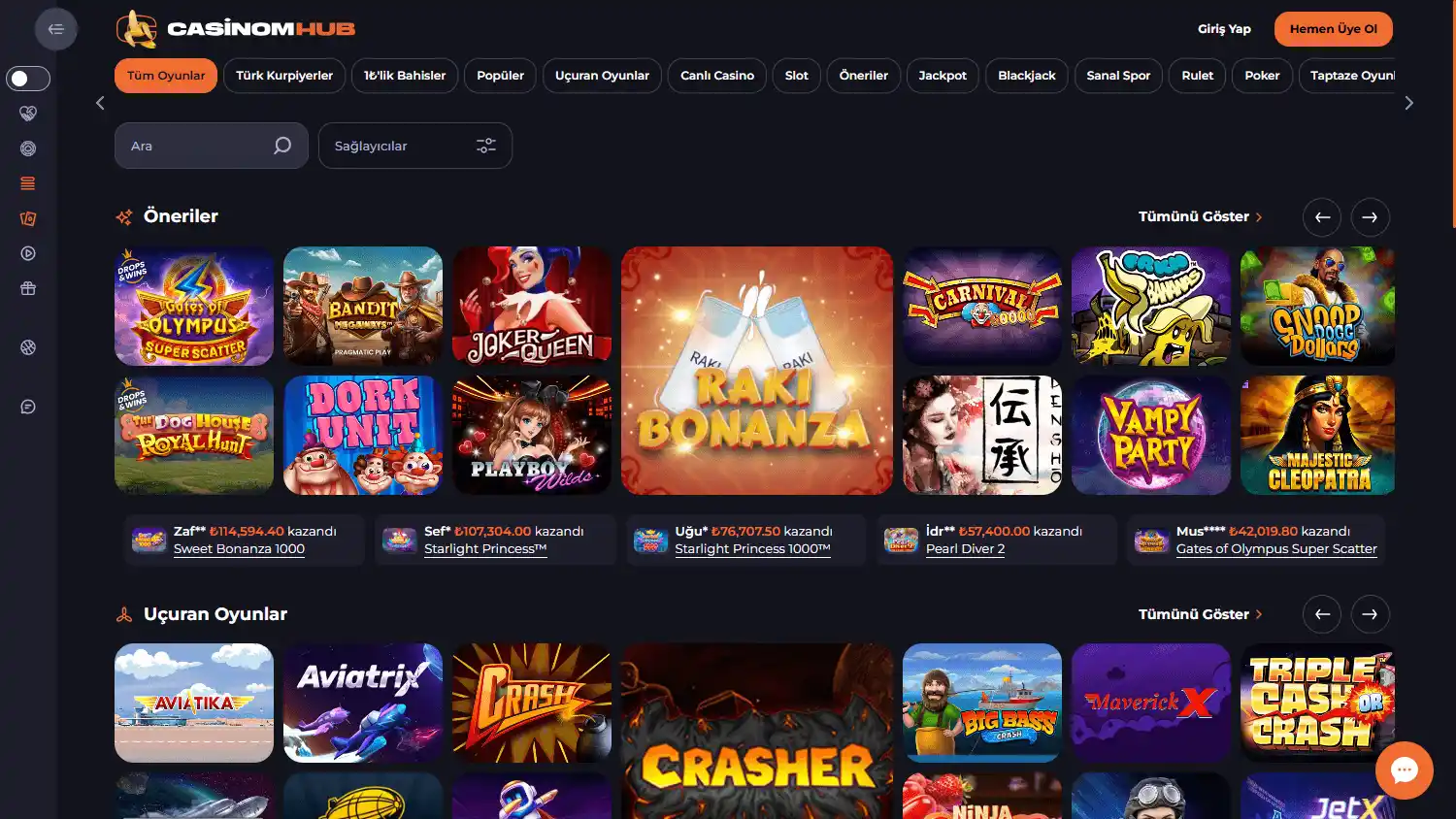 CasinomHub Casino screenshot 2