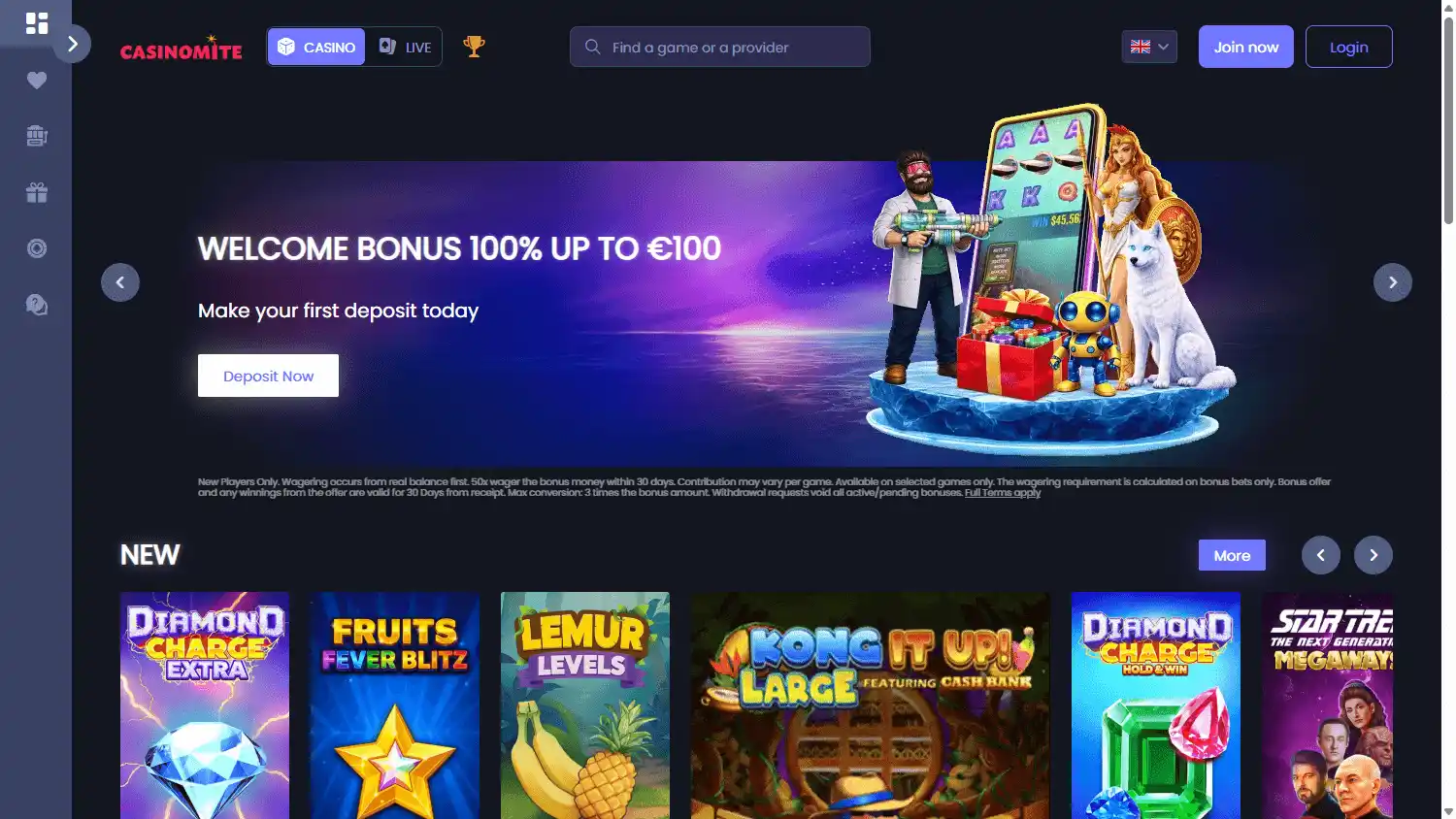 Casinomite screenshot 1