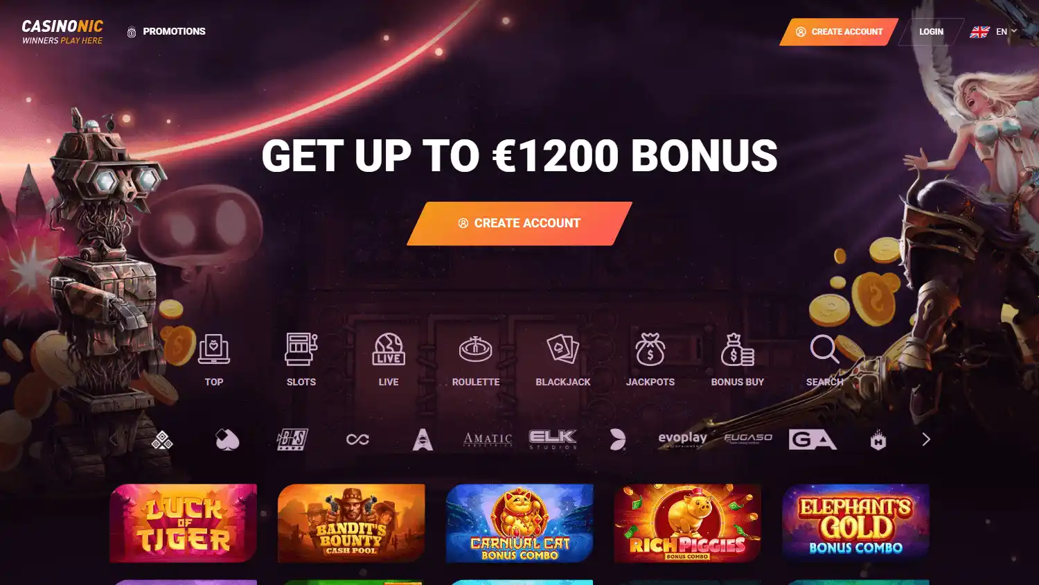 Casinonic screenshot 1