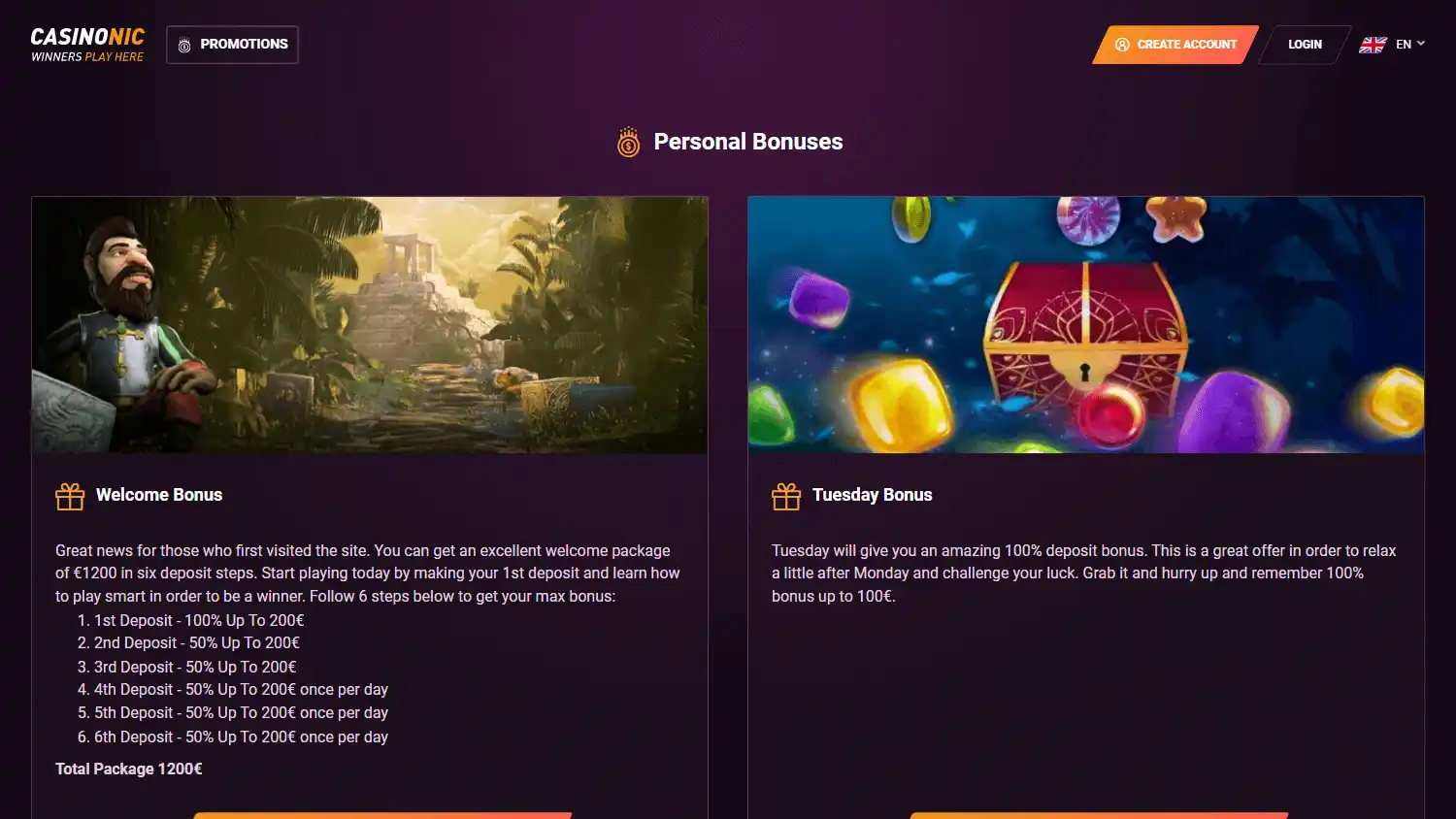 Casinonic screenshot 2