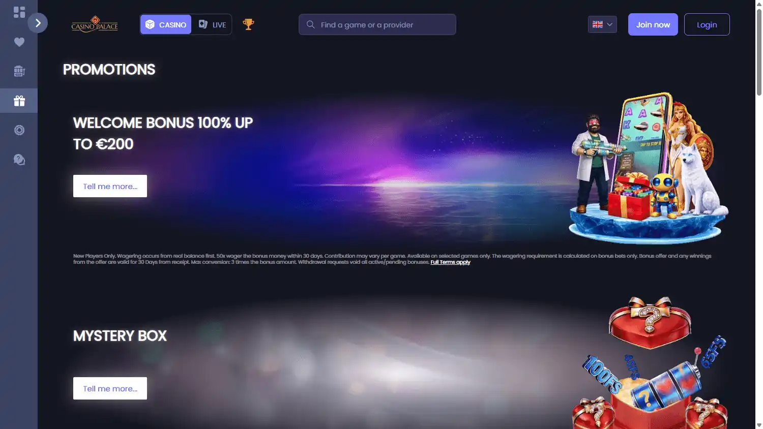 CasinoPalace screenshot 3
