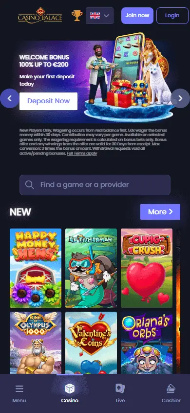 CasinoPalace screenshot 4