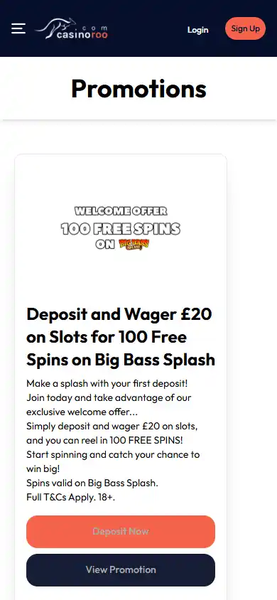 CasinoRoo screenshot 6