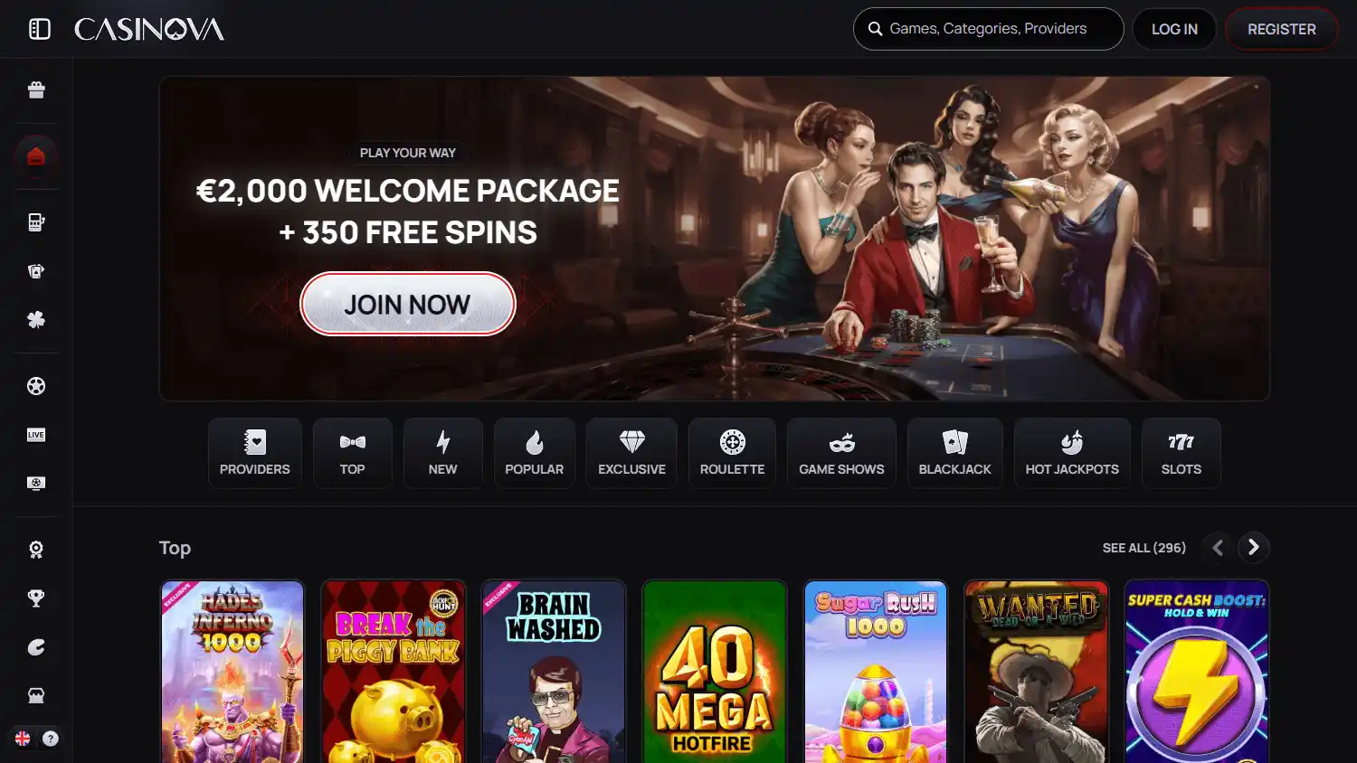 Casinova screenshot 1