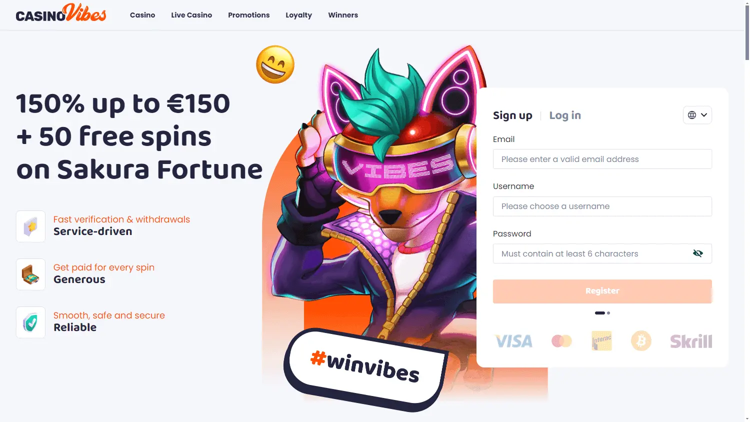 CasinoVibes screenshot 1