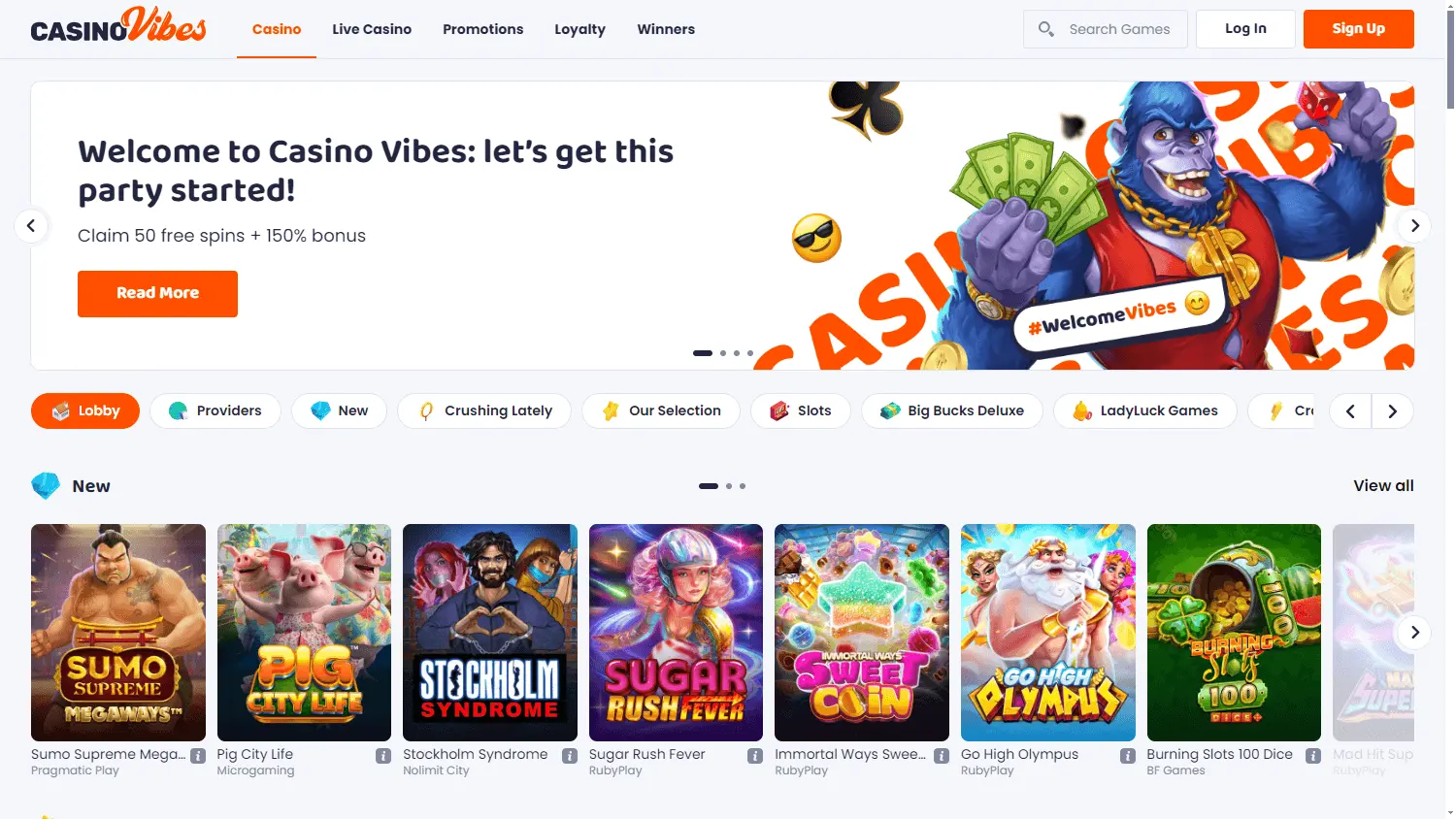 CasinoVibes screenshot 2