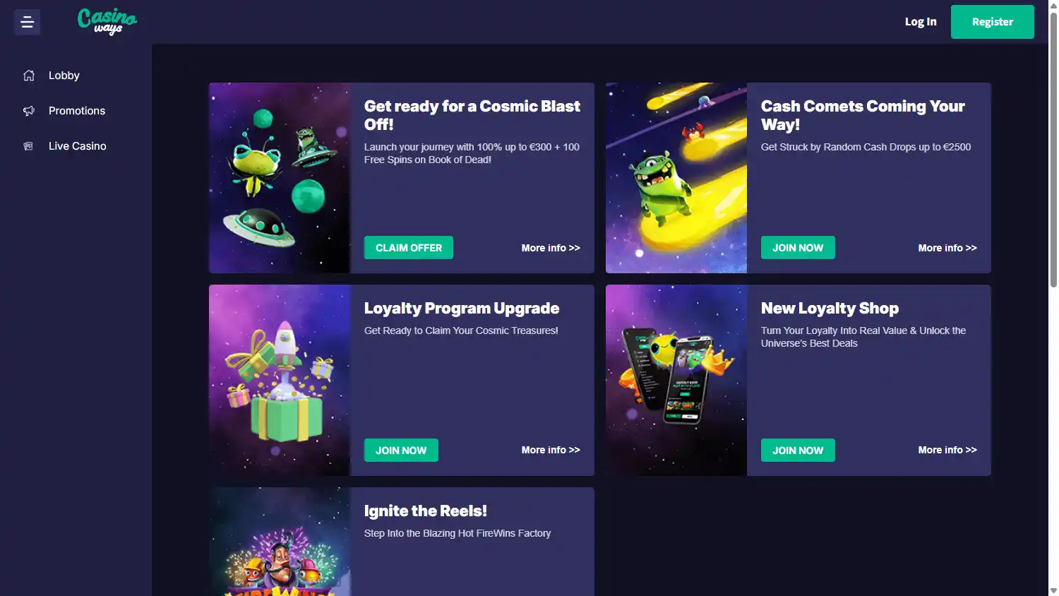 Casinoways screenshot 2