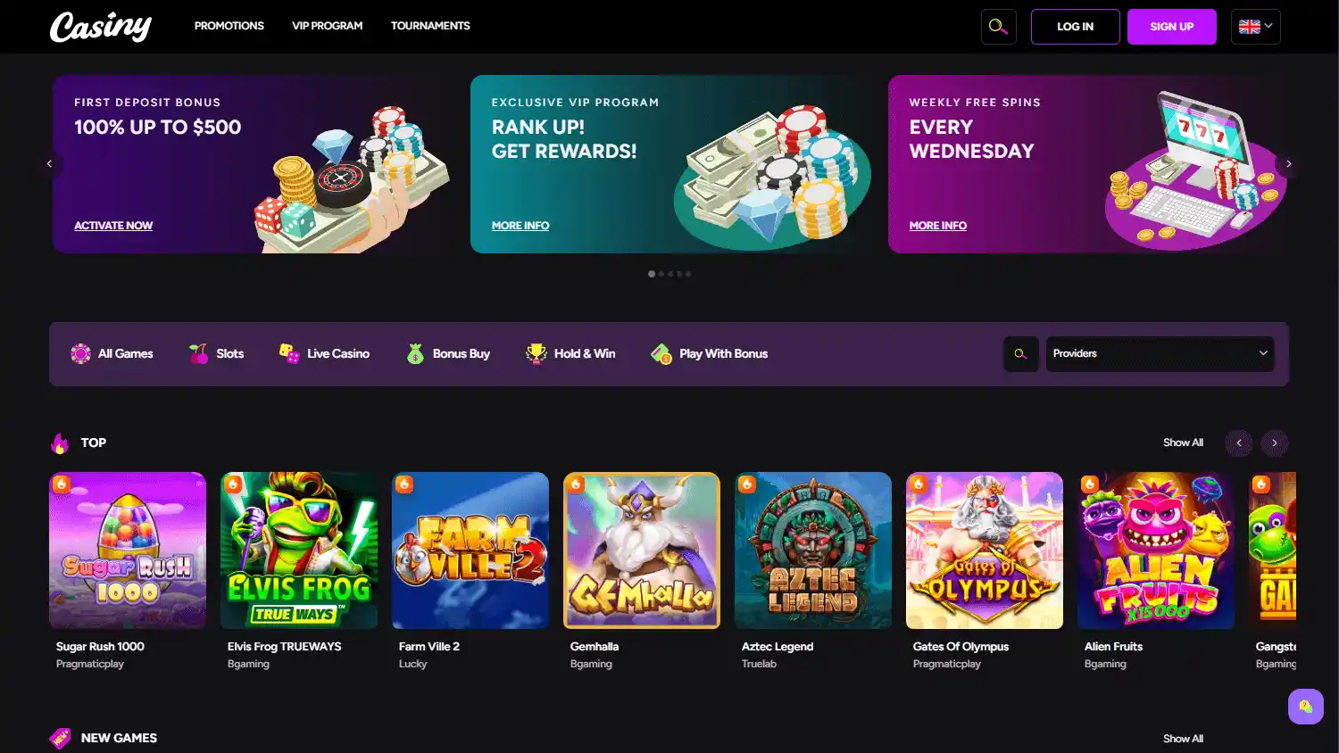 Casiny Casino screenshot 1