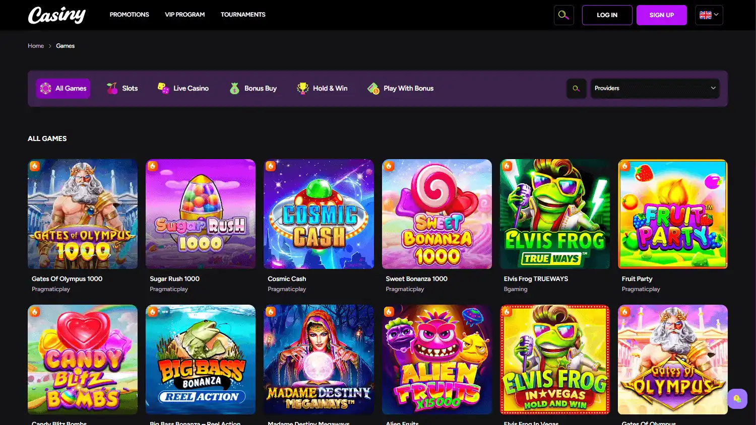 Casiny Casino screenshot 2