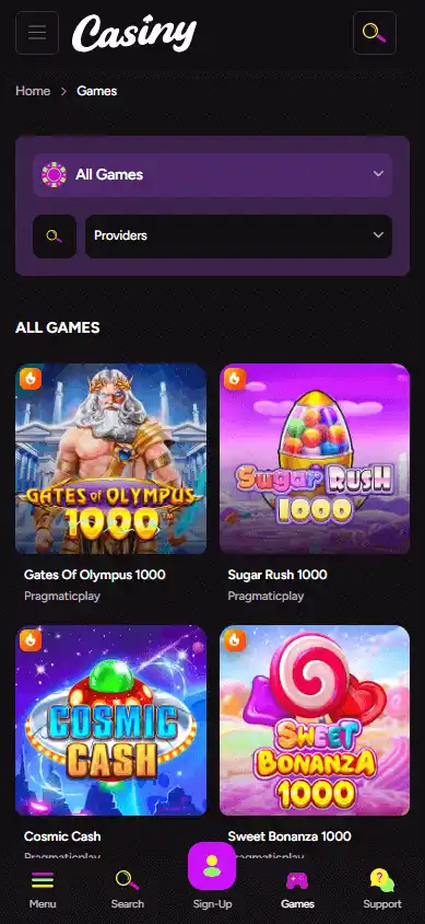 Casiny Casino screenshot 5
