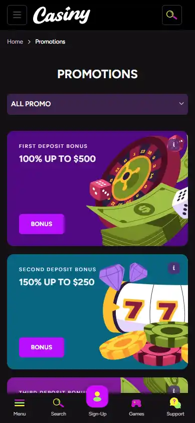 Casiny Casino screenshot 6