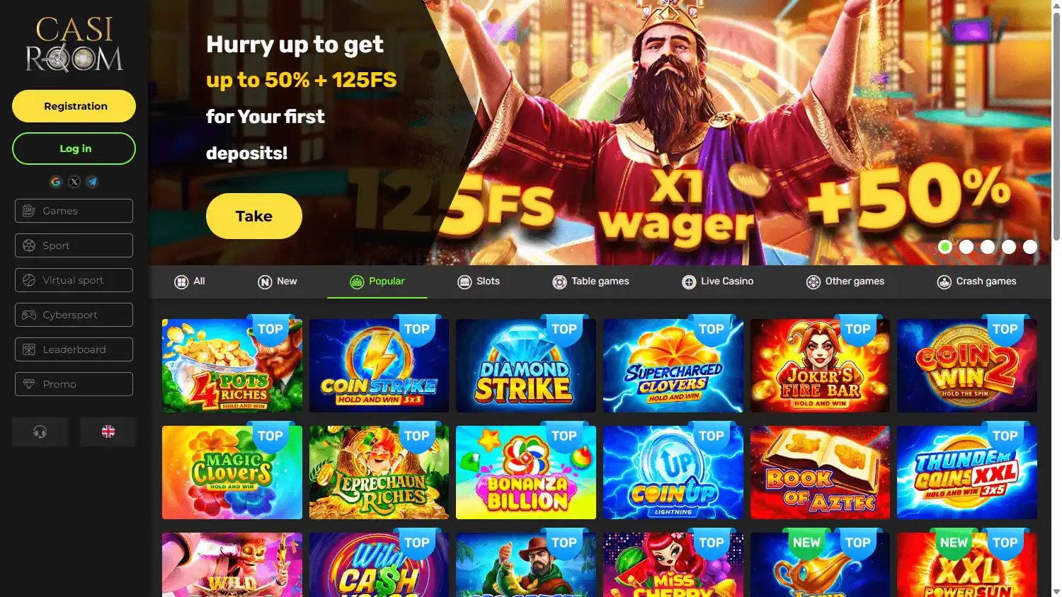 Casiroom Casino screenshot 1