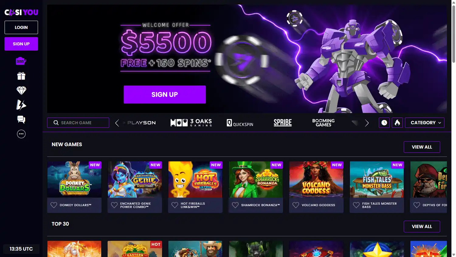 CasiYou Casino screenshot 2